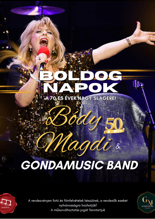 Boldog napok - A 70-s évek nagy slágerei - GondaMusic Produkció